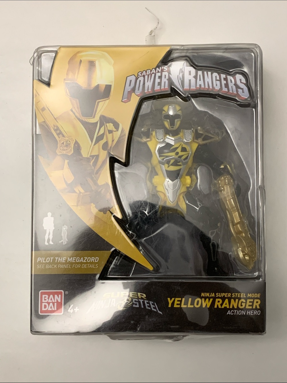 Power Ranger Yellow Ranger Action Figure - Yellow & Black